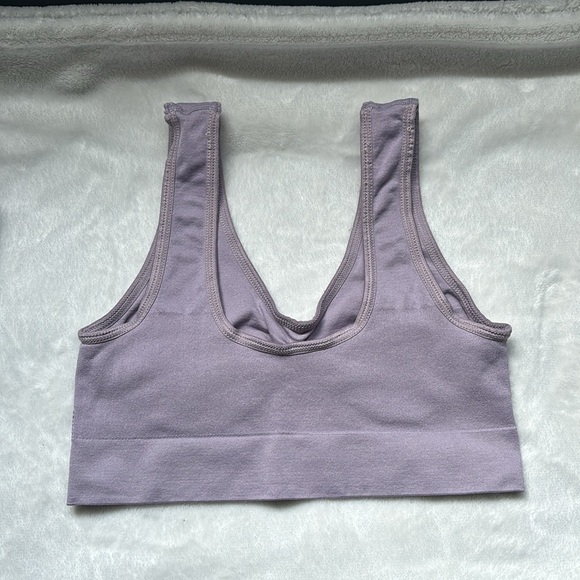 FREE WITH PURCHASE - Set of Two Purple Sports Bras - Picture 4 of 7